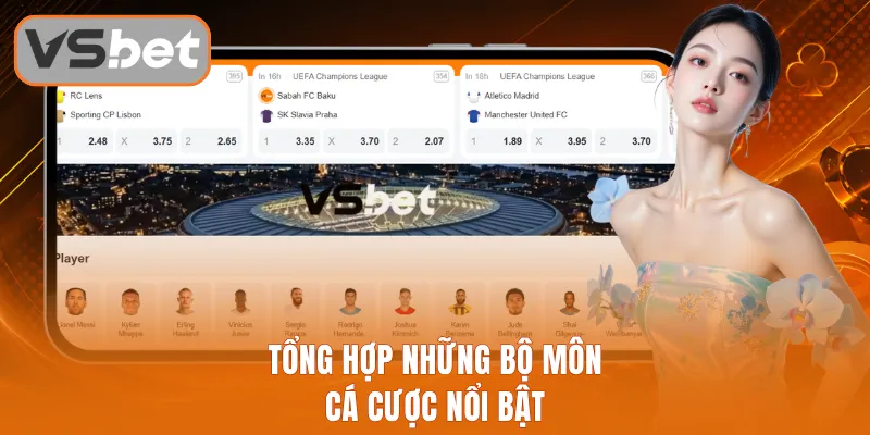 Tổng hợp những bộ môn cá cược nổi bật