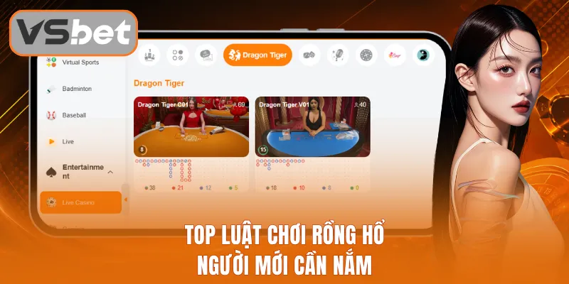 Top luật chơi Rồng Hổ người mới cần nắm